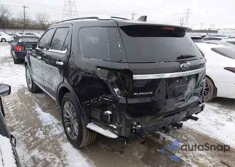 2017 Ford Explorer Platinum from USA, damaged, VIN 1FM5K8HT7HGD89604